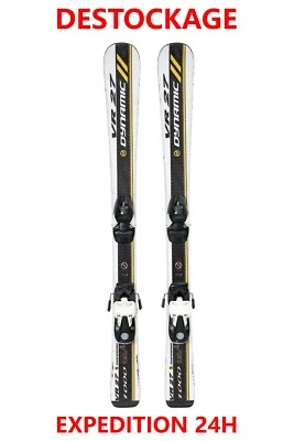 Sci Usato Bambino Dynamic " Vr-27 " Taglia: 80 CM = 0 Metro 80 + Attacchi - Immagine 1 di 4