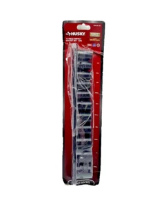 Husky 1/2 in. Drive Standard SAE 6-Point Impact Socket Set (11-Piece) - Picture 1 of 6