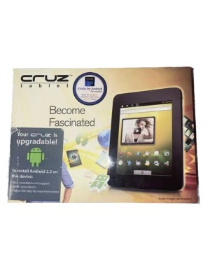 Velocity Micro T301 Cruz 7-Inch Android 2.0 Tablet (Black) Brand New Sealed - Image 1 of 4