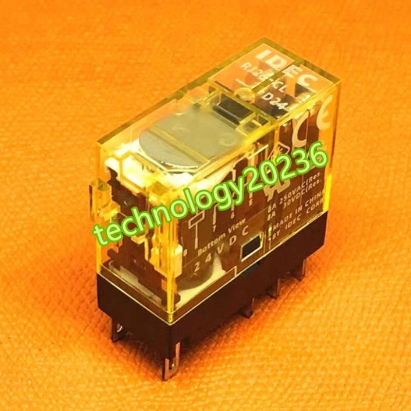 1PC NEU IDEC RJ2S-CL-D24 RJ1S-CL-d24 cl-A220 12VDC relay #SH - Image 1 of 1