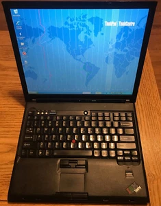 IBM Thinkpad T60 14" - ATI Radeon w/XGA LCD. 2ghz, 3gb, 160gb HDD, XP, complete - Picture 1 of 6
