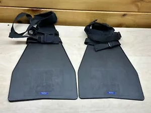 Zeagle Flips Snorkeling Scuba Diving Travel Fins - Black - Picture 1 of 7