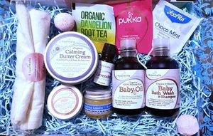100% Natural Skincare Mother & Baby Essential Organic Collection Gift Box / Set - Picture 1 of 6