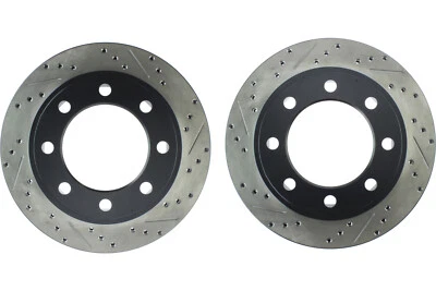 Par de rotores de freno de disco Stoptech trasero para Dodge Ram 1500 2006-2008 (43841) Foto 1 de 4