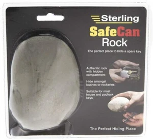 Sterling Security Rock Key Wasserdicht Outdoor Geheim Aufbewahrungsbox Versteckter Safe - Bild 1 von 3