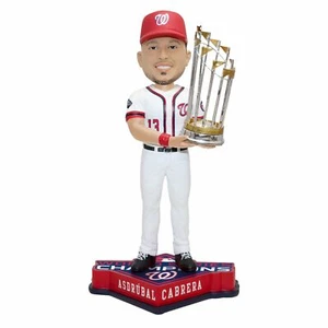 Asdrúbal Cabrera Washington Nationals 2019 World Series Champions Bobblehead MLB - Picture 1 of 1