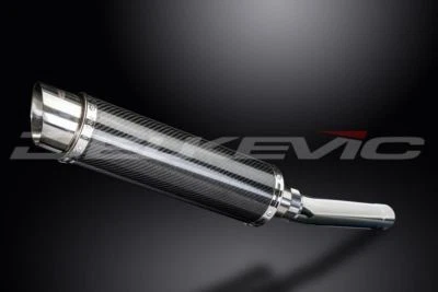 Silenciador Delkevic 14" Carbono Redondo Deslizable - Escape Kawasaki ZX-9R 1994-1997 Foto 1 de 3