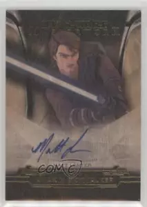 2019 Star Wars Masterwork Wood 4/10 Matt Lanter as Anakin Skywalker Auto z7j - Picture 1 of 3