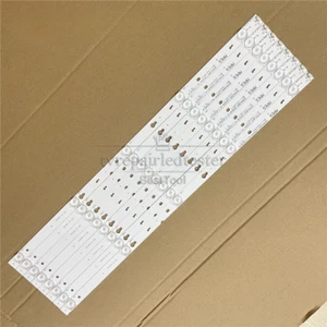 LED Strips For TOT_32F3800A_2X5_3030C_V3 4C-LB3205-YHEX1 55FS3750 - Picture 1 of 6