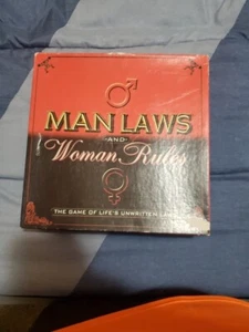 Man Laws And Woman Rules Adults Board Game - Complete - Very Good Condition!! - Picture 1 of 3