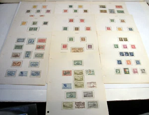 SAMMLUNG 120 ALTE KANADA KANADISCHE BRIEFMARKEN AUF SCHARNIERSEITEN - Bild 1 von 24