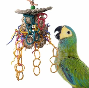 Mexican Hat Dance Bird Toy Medium Bird Size 10" x 5.5" Parrot Toy Chewing Forage - Picture 1 of 3