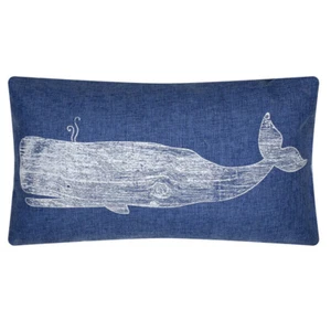 WHALE PRINT CUSHION - Picture 1 of 6