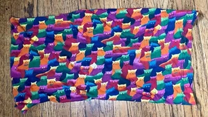 Timeless Treasures Crazy Cats Kissenbezug Sack Schneider Stoff Bunt WIE GELESEN - Bild 1 von 5