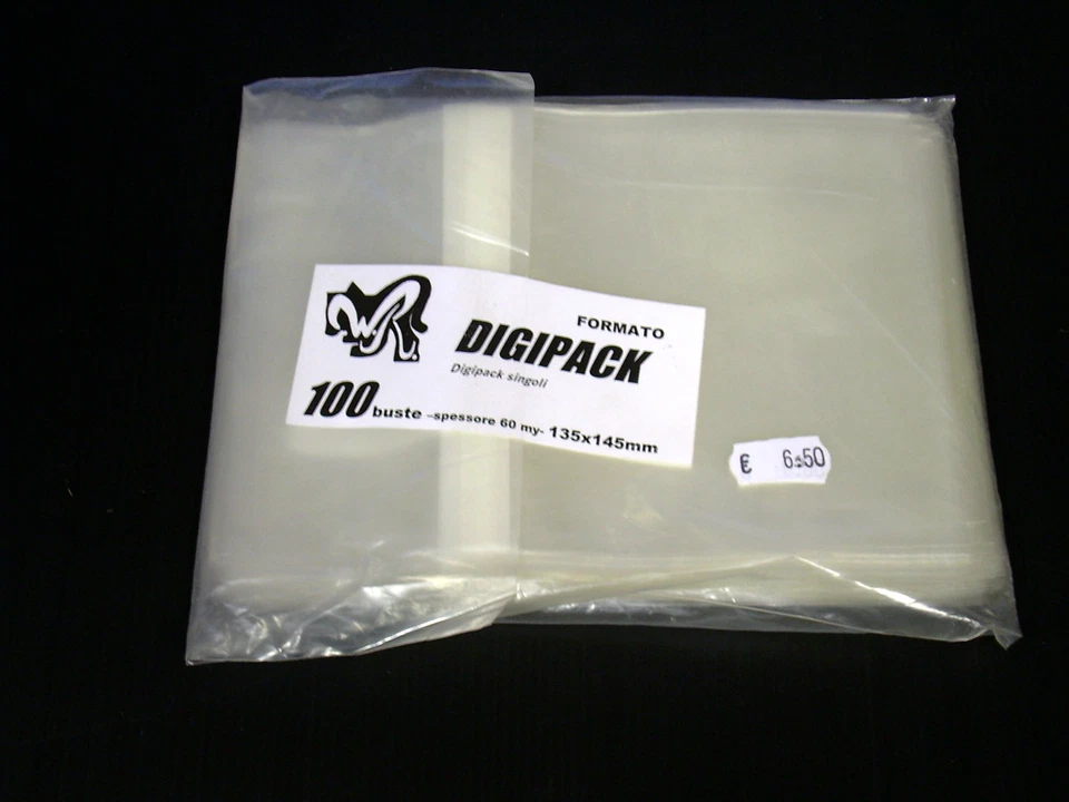 DIGIPACK - WR BUSTE pacco da 100 per Digipack singoli - Scegli il meglio !