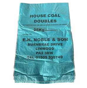 More details for blue woven polypropylene laminated miss print sacks bags 51 x 76cm extra strong