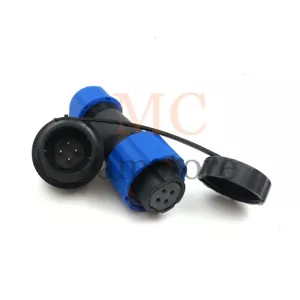 SD16 4Pin Panel Mount IP67 Waterproof Aviation Cable Connector Plug Socket 250V - Picture 1 of 7