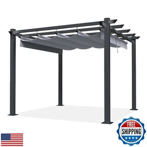 Cubierta de repuesto gris Ripstop SCOCANOPY apta para Home Depot Hampton Bay Pergo - Imagen 1 de 5