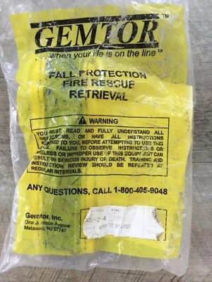 NEW GEMTOR FALL PROTECTION AS-2-4 CHOKER ANCHOR TIE OFF 4’ LIFELINE SAFE USA NIP - Image 1 of 4