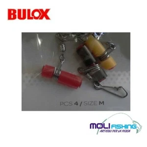 BULOX Rssm Tube Fixation Plomb Avec Pivot Et Mousqueton Pêche Eging Planche 4 PC - Picture 1 of 1