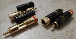 4 Stück Cinch Stecker WBT Germany - Bild 1 von 2