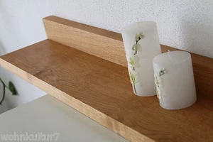 Wandboard L Eiche Massiv Holz Board Regal Steckboard Regalbrett NEU auch auf Maß - Bild 1 von 1