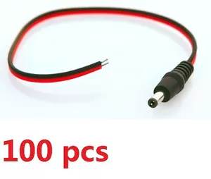 100 x CCTV-Stecker Strom Zöpfe Stecker Leitung Kabel RG59 Koax für CCTV-Kamera - Bild 1 von 1