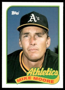 1989 Topps Traded Mike Moore Oakland Athletics #82T - Picture 1 of 2
