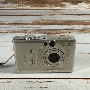 Canon PowerShot ELPH SD450 Digital Elph Camera Tested Works Made in Japan - Picture 1 of 7