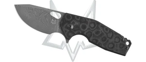 Coltello damascato Fox Knives Suru Frame Lock FX-526DCF nero mimetico fibra di carbonio - Foto 1 di 3