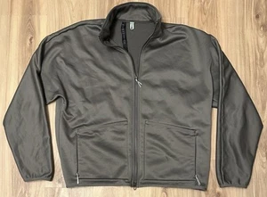 Lululemon Lab Fleece Trainingsjacke grau durchgehender Reißverschluss - Herrengröße Large " - Bild 1 von 5
