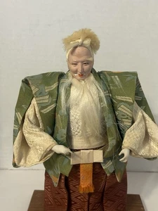 Vintage asiatische Figur alter Mann Puppe 10 Zoll  - Bild 1 von 11