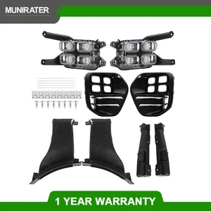 Front Bumper LDE Fog Lights Lamps Assembly L+R  For Kia Sportage 2017 -2018 - Picture 1 of 8