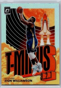 2021-22 Donruss Optic #1 Zion Williamson T-Minus 3...2...1... Holo Pelicans - Picture 1 of 2