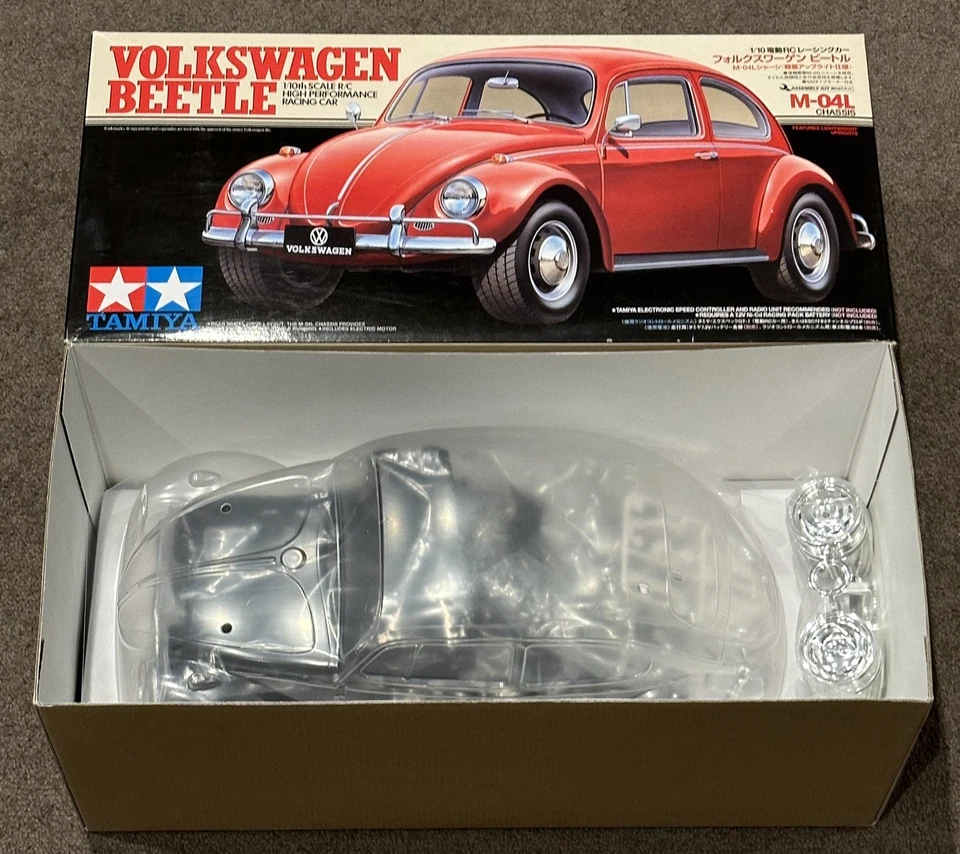 Tamiya Volkswagen Beetle Kit 58383 M04-L 1/10 Scale NEW NIB - Image 1 of 4