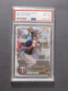 2016 Bowman Draft 1st - Ben Rortvedt - #BD101 - PSA 8 - Picture 1 of 2