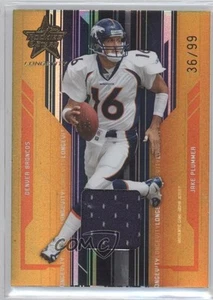 2005 Leaf Rookies & Stars Longevity Gold Materials /99 Jake Plummer #29 - Foto 1 di 4