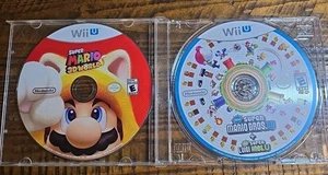 Super Mario 3D World Wii U und Super Mario Bros U Nintendo nur Discs - Bild 1 von 1