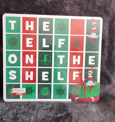 Mantel individual de corcho de Navidad Elf on the Shelf original nuevo con etiquetas, juego de 4 Foto 1 de 4