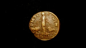 GORDIAN III.238-244. VIMINACIUM. AE 22. PMS COL VIM. Moesia, Bull, Lion. Year 4. - Picture 1 of 2