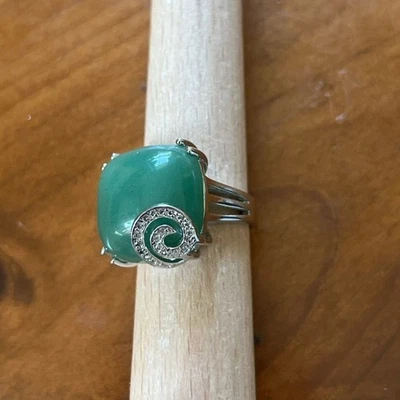 Park Lane Margarita Adventurine Statement Cocktail Ring sz 10 - Изображение 1 из 4