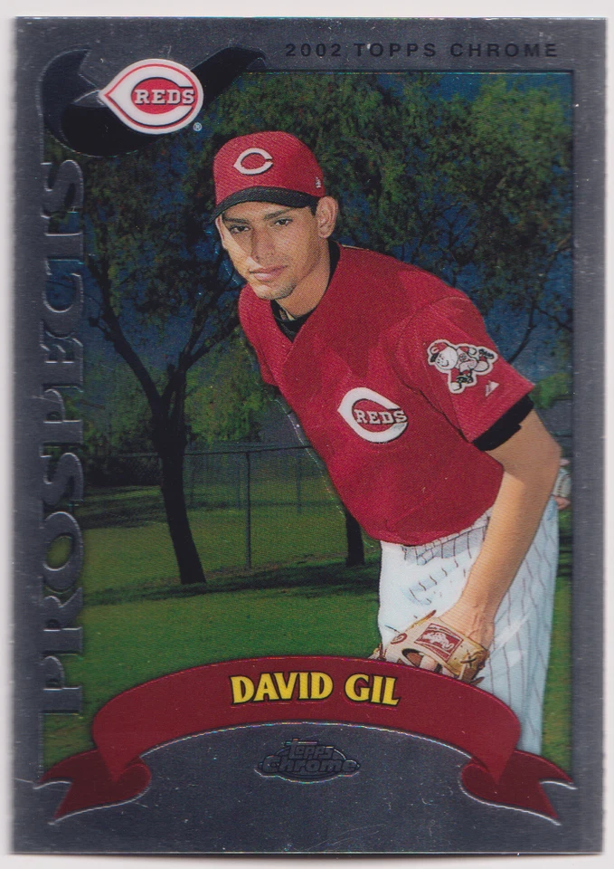 2002 Topps Traded Chrome #T173 David Gil RC PRO Cincinnati Reds - Image 1 of 2