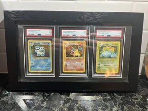 Pokemon PSA 7 Sequential Unlimited Base Set Charizard, Blastoise, & Venusaur - Picture 1 of 5