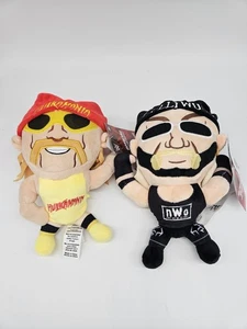 WWE Wrestling Hulk Hogan Hulkamania/Hollywood Neu mit Etikett 9 Zoll Plüsch exklusive Figur NEU - Bild 1 von 2