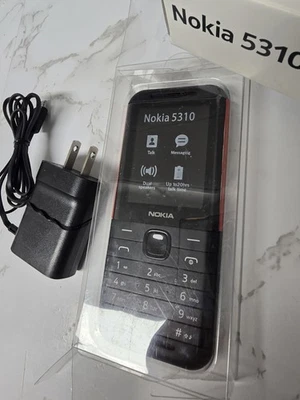 Nokia 5310 Dual Sim negro y rojo DESBLOQUEADO PRECINTADO Y NUEVO Foto 1 de 4