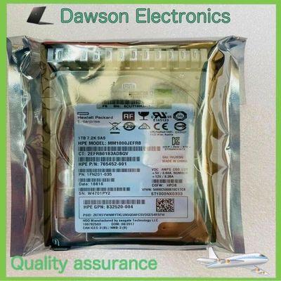  832514-B21 832984-001HPE 1TB 7.2K 12G SFF 2.5" SAS SC HARD DRIVE For Gen8 9 G8 - Image 1 of 4