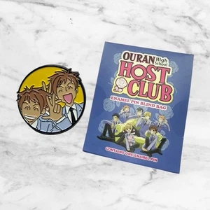 Ouran High School Host Club Enamel Pin Hikaru and Kaoru Hitachiin Twins - Picture 1 of 2