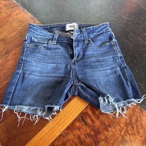 Paige Cut Off High Rise Shorts Distressed Gr.24 - Bild 1 von 9