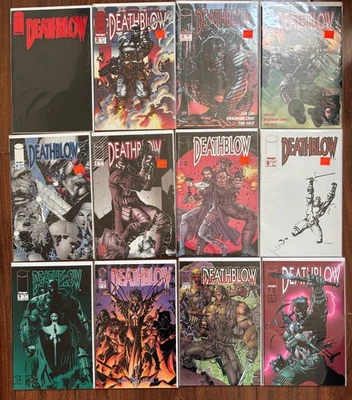 DEATHBLOW 1-12 set - Jim Lee Tim Sale Choi Cybernary - Image Comics 1993 - Image 1 of 4