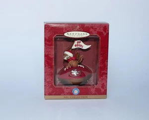 San Francisco 49ers NFL Adorno de Navidad Recuerdo 1999 Fútbol Americano - Imagen 1 de 5